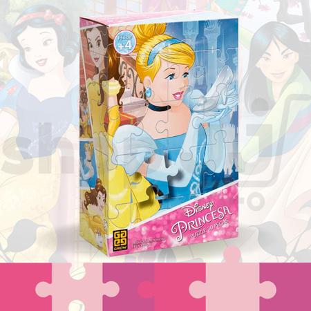 Jogo Quebra cabeca Disney Princesas 30 pecas