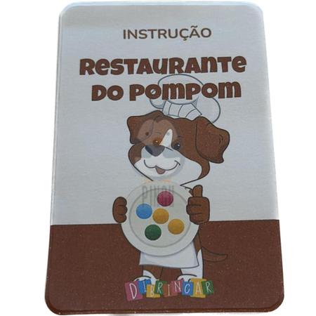 Jogo Educativo: Restaurante de Pompom - Majoca Colorê Brinquedos