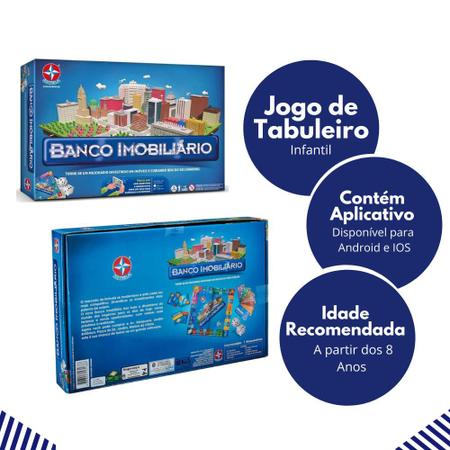 Jogo De Tabuleiro Banco Imobiliário Mundo Original Estrela - Shop Coopera