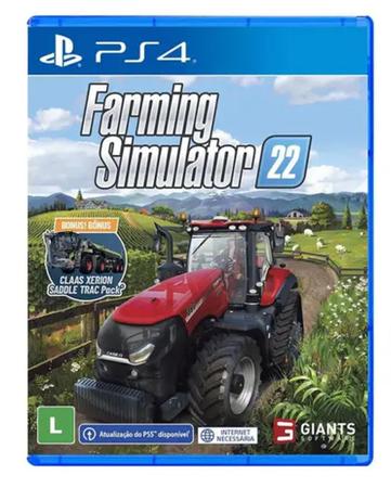 Jogo Farming Simulator 22 Standard Editon Ps4 E Ps5 Mídia Física - Giants  Software - Jogos de Simulação - Magazine Luiza