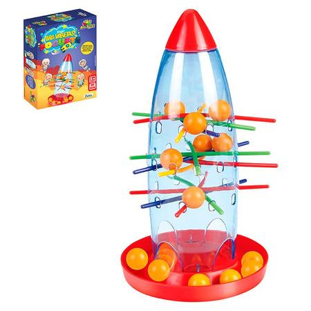 Jogo foguete tira vareta cai bolinha palitos remover infantil diversão Art  Brink - Outros Jogos - Magazine Luiza