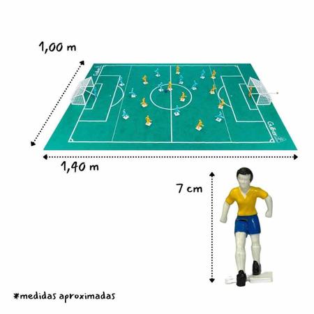 Jogo Futebol Clube, Gulliver, Brasil e Espanha, 29 Peças : :  Brinquedos e Jogos