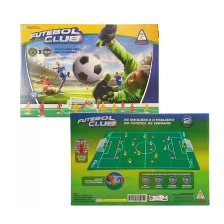 Jogo Futebol De Botão Completo Com Seleções 2 Times Original Gulliver Bolão  Mesa Classicos Brasil Argentina Seleções copa do mundo 2 times 2 jogadores