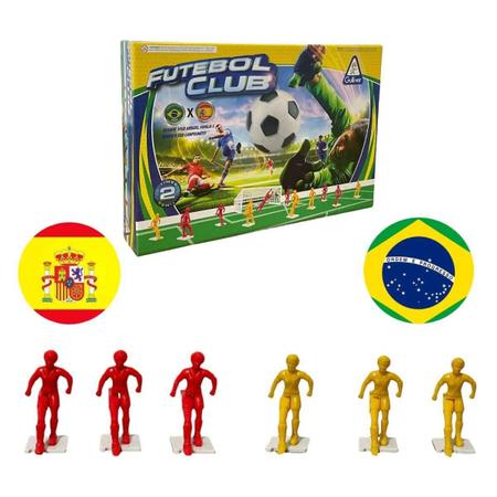 2 Jogos / Kits Futebol de Botão Sel. Espanha x Sel. Portugal