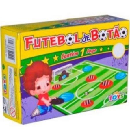 Jogo de Futebol de Botao com 1 Time Brinquedo Infantil - Mini - Mini Toys -  Botão para Futebol de Botão - Magazine Luiza