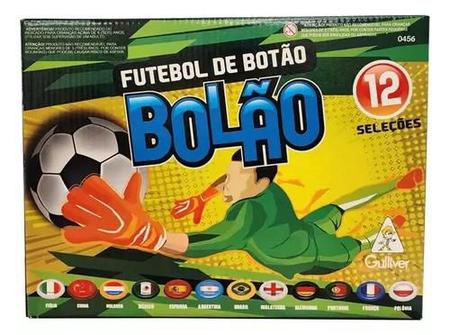 Jogo Futebol De Botão Gulliver 12 Seleções Bolão, Magalu Empresas