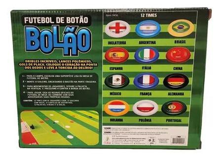 Jogo Futebol De Botão Gulliver 12 Seleções Bolão - Botão para Futebol de  Botão - Magazine Luiza