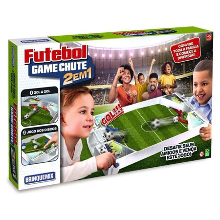 Jogo Com 2 Times Futebol De Botão Crianças Adultos Diversão Cor