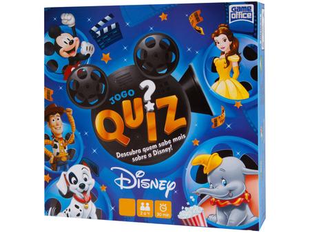 Jogo G.Office Quiz Disney Tabuleiro Toyster