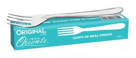 Jogo De Garfos De Mesa Inox 12pçs Talheres Continental