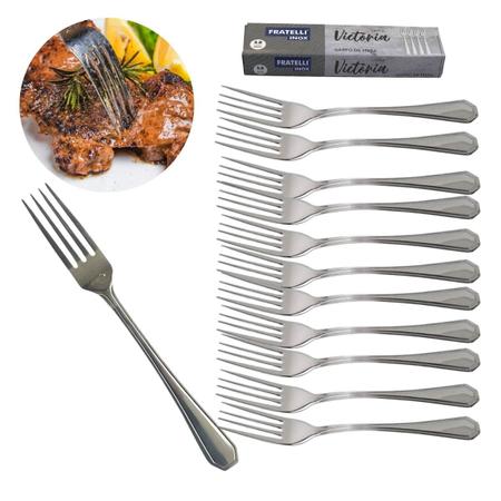 Jogo de Garfos de Mesa em Inox com 12 Unidades - Máquinas, Equipamentos e  Utensílios Domésticos para Bares, Restaurantes, Lanchonetes, Supermercados,  Cozinha Industrial.