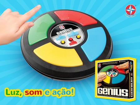 Jogo Genius Eletronico Estrela Estrategia Infantil Criança Menino Menina  Memoria Som e LUZ Presente Aniversario Familia Pilhas AA Inclusas -  Brinquedos Clássicos - Magazine Luiza