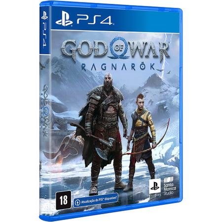 Jogo God of War Ragnarök Standard Edition PlayStation 4 Mídia Física - Sony  - Jogos de Ação - Magazine Luiza
