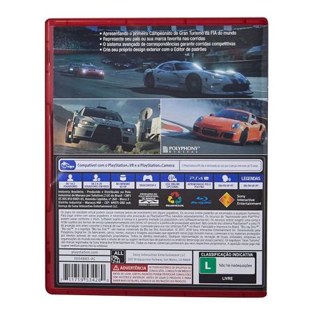 Jogo Gran Turismo 7 PS4 - PLAYSTATION - Jogos de Corrida e Voo - Magazine  Luiza