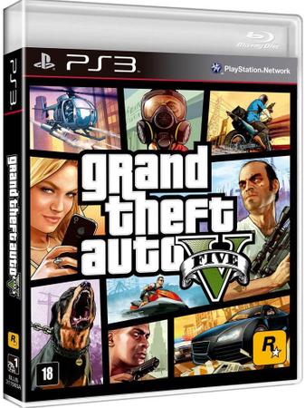 GTA 5 - PS3 ( USADO ) - Rodrigo Games