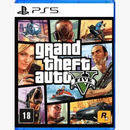 Jogo Ps5 Grand Theft Auto V Gta 5 Midia Fisica