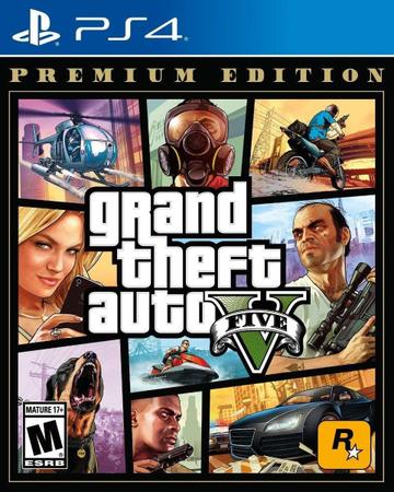 Jogo Game Grand Theft Auto Gta V Premium Edition Ps4 Midia Fisica -  Rockstar - GTA - Magazine Luiza