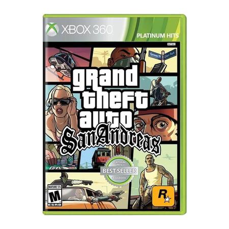 Jogo Gta Grand Theft Auto: San Andreas - Xbox 360 - Rockstar