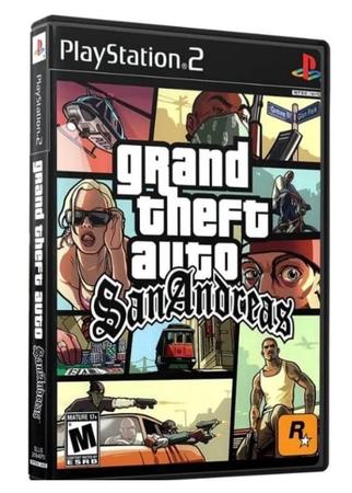 Jogo gta san andreas ps2 black label novo em Promoção na