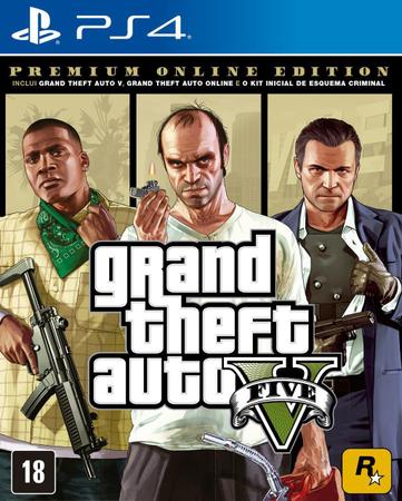 Jogo PS4 GTA V Premium Edition ROCKSTAR GAMES - GTA - Magazine Luiza