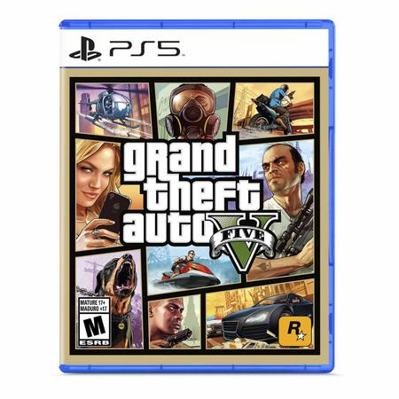 Dvd Jogo Gta 5 Ps5