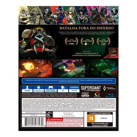 Jogo Hades PS4 - TAKE-TWO INTERACTIVE - Jogos de Ação - Magazine Luiza