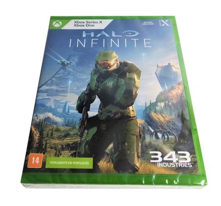 halo infinite jogo xbox one series x com baralho exclusivo e caixa