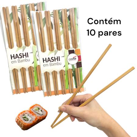 Jogo para comida japonesa com 8 peças para comer com Hashi - Hauskraft -  Outros Jogos - Magazine Luiza