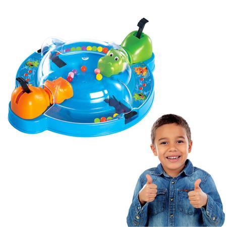 Brinquedo Jogo Come Come Hipopótamo Infantil Divertido Legal