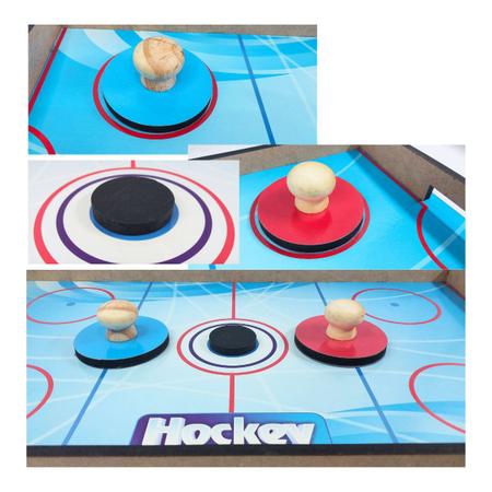 Mesa de Aero Hockey em MDF Pequena - NSAARTES E Pocotó Brinquedos