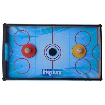 Mini Mesa Hockey Brinquedo Róquei Madeira Tabuleiro Infantil