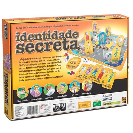 Jogo Identidade Secreta - Grow - Outros Jogos - Magazine Luiza