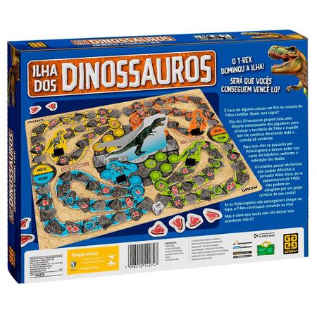 Jogo Ilha dos Dinossauros - Grow - Outros Jogos - Magazine Luiza