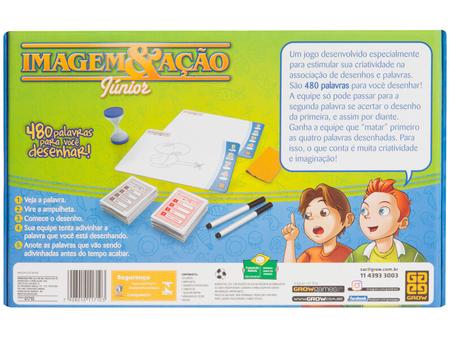 JOGO DE TABULEIRO MESA ORIGINAL IMAGEM & ACAO JUNIOR GROW