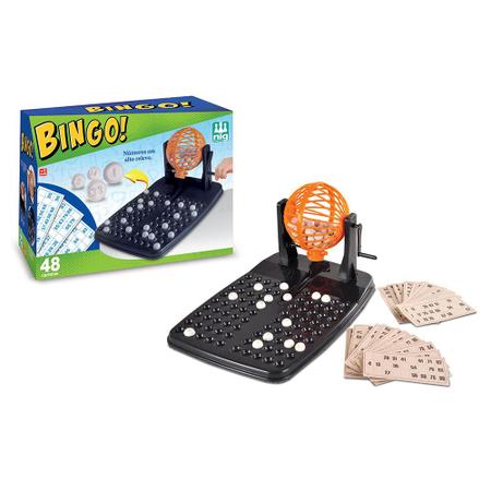 Jogo Infantil - Bingo - 48 Cartelas - Nig Brinquedos