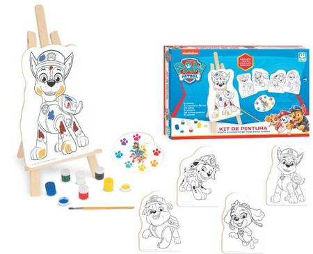 Jogo Infantil Brinquedo Kit Pintura Patrulha Canina