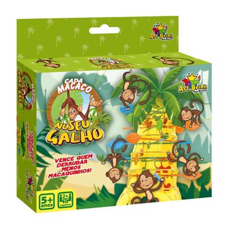 Jogo macaco game não deixe o macaco cair 1001 braskit - Outros Jogos -  Magazine Luiza