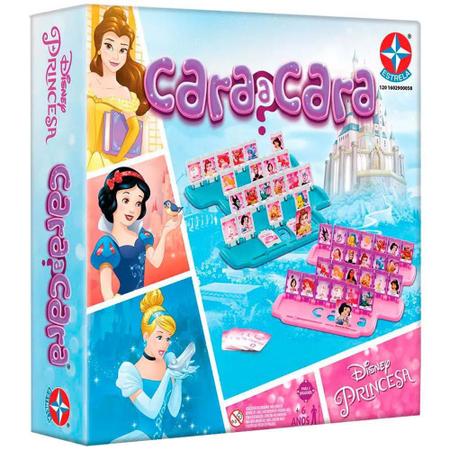 Jogo Infantil Cara a Cara Princesas - Estrela Jogo Infantil menina 6 anos 7  anos+ presente aniversário