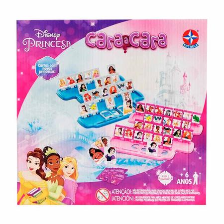 Jogo Infantil Cara a Cara Princesas - Estrela Jogo Infantil menina 6 anos 7  anos+ presente aniversário