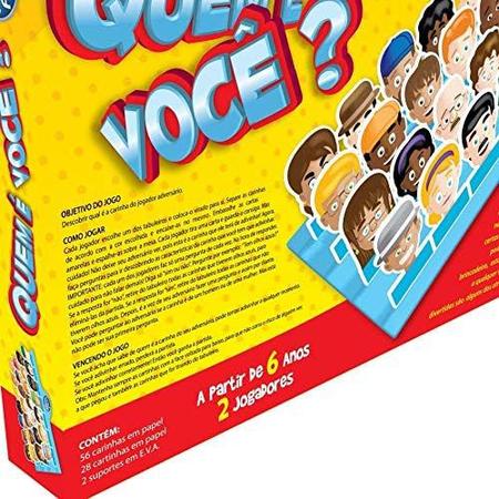 Jogo Quem É Você 28 Carinhas Cara A Cara Divertido Brinquedo - pais e  filhos - Outros Jogos - Magazine Luiza