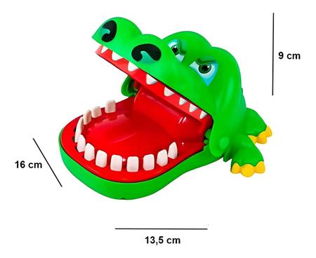 Jogo infantil crocodilo jacare dentista acerte O dente polibrinq em  Promoção na Americanas