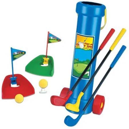 Imagem de Jogo Infantil de Golfe com Carrinho Braskit Jogo Completo