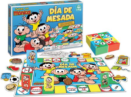 Jogo Tabuleiro Infantil Turma Da Mônica Dia De Mesada - Nig em