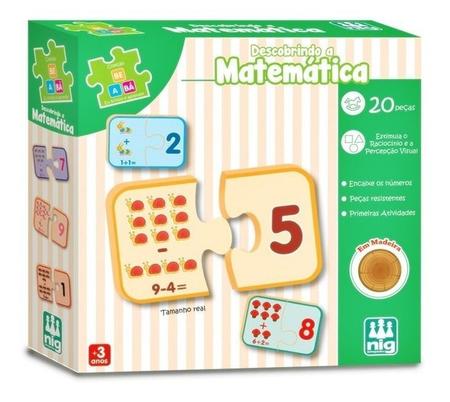 Jogo Infantil Didático Descobrindo a Matemática Jogo de Encaixar - Jogos  Educativos Escolar - NIG BRINQUEDOS - Jogos Educativos - Magazine Luiza