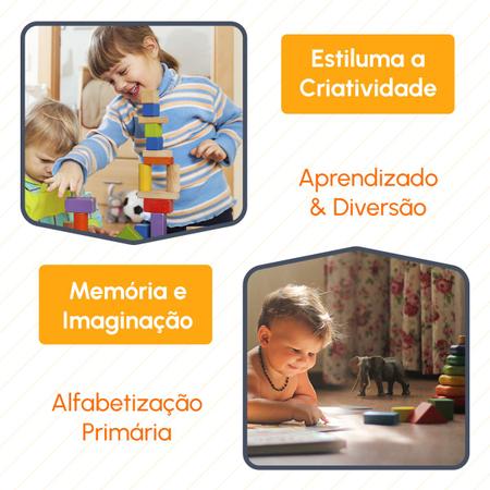 Jogo Educativo de Encaixe Alfabeto Brincando com as Letras - ENGENHA KIDS -  Produtos e acessórios para bebê