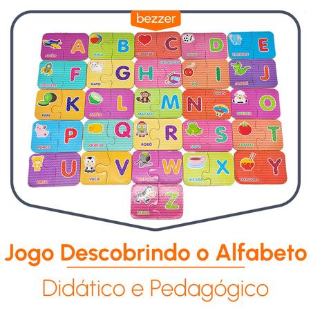 Jogo Ache e Encaixe Alfabeto Tátil - Brincadeira de Criança - Paraná  Plásticos Mega Store