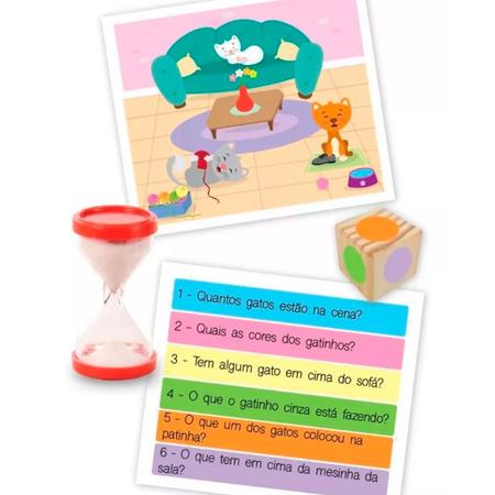 Jogo Infantil Educativo Gato De Sapato Coleção Crescer 0456 - Nig - NIG  Brinquedos - Jogos Educativos - Magazine Luiza