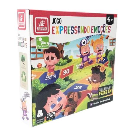 Jogo Expressando Emoções Em Madeira Brincadeira de Criança +4 Anos - Jogos  Educativos - Magazine Luiza