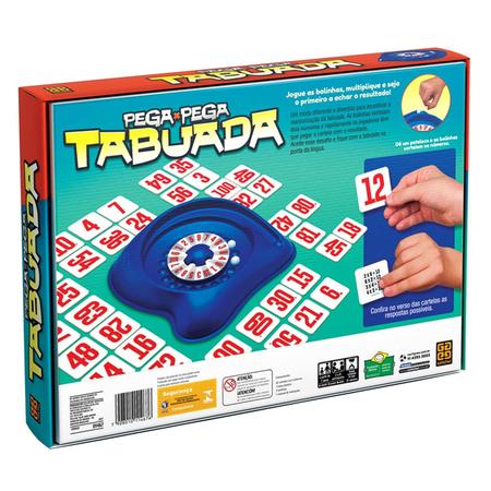 Jogo Infantil Pega Pega Tabuada Multiplicação Matemática - Grow - Outros  Jogos - Magazine Luiza