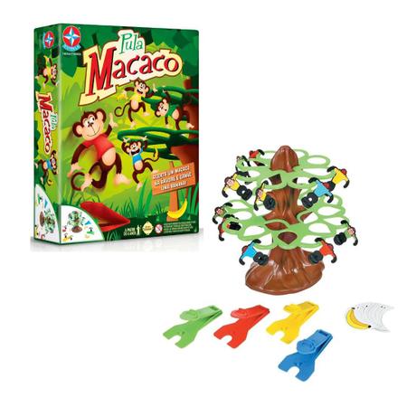 Jogo Cada Macaco No Seu Galho Brinquedo Pula Macaco Infantil, Magalu  Empresas